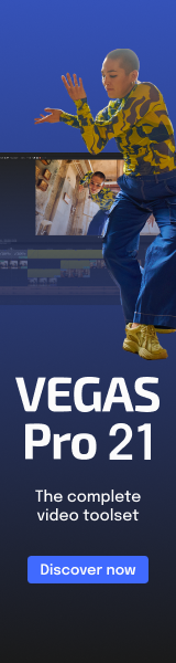 Step up your video production with VEGAS Pro 21. Set your ideas in motion and get editing!