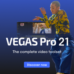 Step up your video production with VEGAS Pro 21. Set your ideas in motion and get editing!